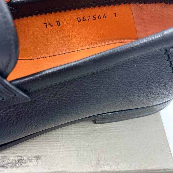 Men’s Santoni PAINE M – 1 slip on loafers size 7.5 US made in Italy main image 3